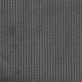 sötétszürke kordbársony szövet loveseat kanapé 140 cm