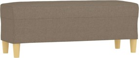vidaXL tópszínű szövet pad 100 x 35 x 41 cm