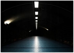 Poszterek A0 Szint Út Alagút Lámpák