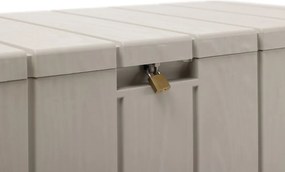 BRAVO Garden Műanyag tároló doboz 270 L  világosszürke