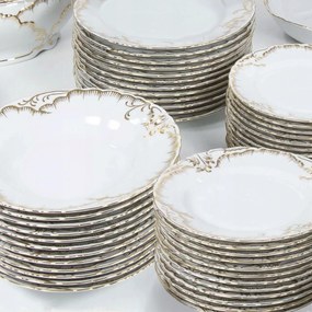 Tányér szett 6 személyes 18 db-os Rococo Anna Ćmielów