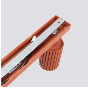 Téglavörös spotlámpa 6,5x117 cm Gleam – Sollux