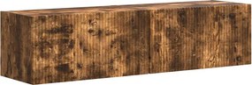 vidaXL TV Fali Szekrény 2 pcs Füstölt tölgy 60 x 31 x 29.5 cm Faanyag