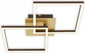 Briloner Led mennyezeti lámpa 62 cm 22 W 2200 lm aranybarna, szabályozható fényerővel