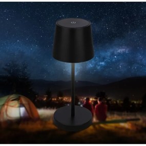 Briloner 7423015 - LED Dimmelhető asztali lámpa LED/2,6W/5V IP44 fekete