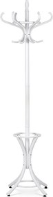Fehér kabátállvány 188 x 49 cm