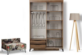 Pasific Home Fuga 120 - Walnut