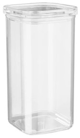 CLEARANCE átlátszó tárolóedény, négyzet alapú 1700 ml