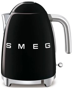 Fekete rozsdamentes acél vízforraló 1,7 l Retro Style – SMEG
