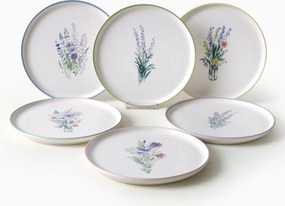 6 részes kerámia mélytányér készlet 22 cm