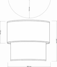 Brilagi - BOHO ECO LED fali lámpa 1xE27/10W/230V bézs