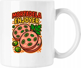 Mortadela Enjoyer bögre fehér 330ml