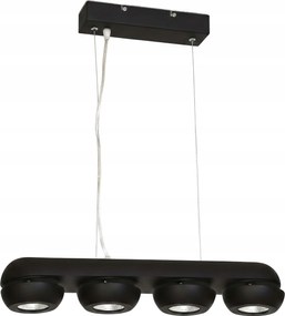 Függő Lámpa Led Függőlámpa Fekete Flare 40W Led