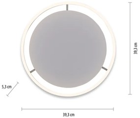 Leuchten Direkt 15391-95 - LED Dimmelhető mennyezeti lámpa RITUS 20W/230V króm