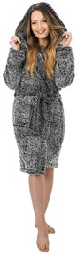 Fürdőköpeny Fluffy grey S/M