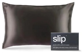 Selyem párnahuzat 51x76 cm Charcoal – slip