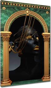 Vászonkép 80x120 Arany ékszerek a kézben