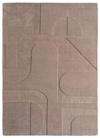 Világosbarna mosható szőnyeg 80x150 cm Pompei 1614 – Ayyildiz Carpets