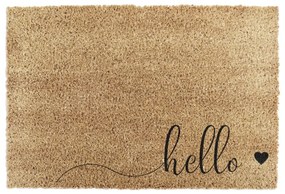 Kókuszrost lábtörlő 40x60 cm Hello Scribble – Artsy Doormats