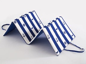 Tengerparti nyugágy CSÍK ÉS HORGONY 137x49 cm, kék-fehér