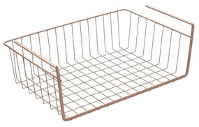 Rézszínű függő tároló, szélesség 40 cm - Metaltex