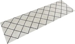 vidaXL mosható kockás bársony konyhaszőnyeg 60x180 cm