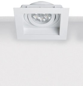 ZAMBELIS-S021 Fehér Színű Beépíthető Mennyezeti Lámpa 1XGU10 50W IP20