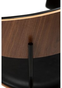 Fekete-sötét natúr színű karfás étkezőfotel Crib – DAN-FORM Denmark