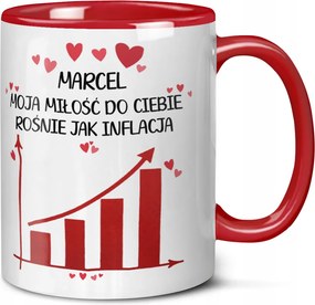 Bögre Ajándék Valentin Napra Valentin-nap Szerelem Mint Infláció Saját Név