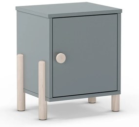 Szürkészöld borovi fenyő gyerek éjjeliszekrény Enola – Marckeric