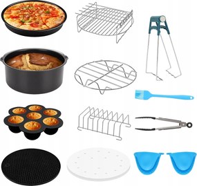 Akcesoria Készlet Air Pizza Tészta Sütőhöz 13 Részes