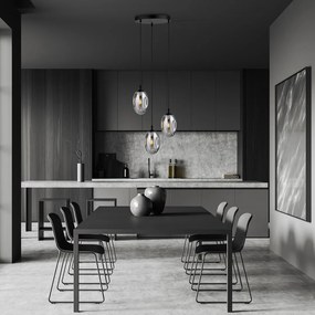 Emibig modern függeszték astral fekete grafit emi1266/3prem