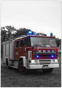 Poszterek 70x100 Tűzoltóautó