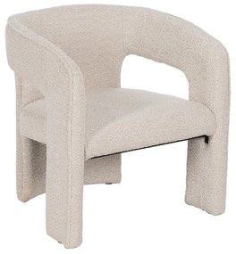 Bézs buklé fotel – Ixia