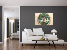 Kép – Fonott életfa (90x60 cm)