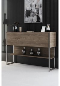 Komód Luxe - Silver, Walnut