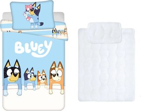 Bluey Sweet Dreams gyerek, ovis ágyneműhuzat és paplan/párna szett 100x135 cm 40x60 cm