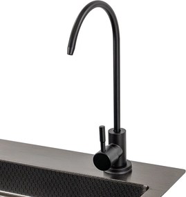 Víztiszító csaptelep mosogató tálcához