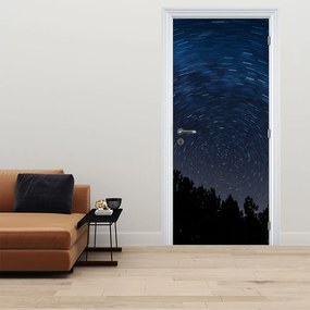 Fotótapéta ajtóra - Éjszakai égbolt (95x205cm)