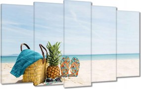 Vászonkép 100x60 Ananász kirándulás