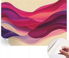 Dekoratív öntapadós fotótapéta Hálószobába Folyékony hullámok 312x219 cm