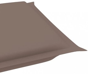 tópszínű oxford szövet napozóágy párna 186x58x4 cm