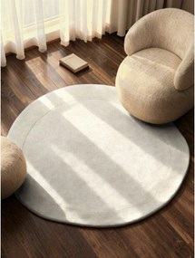 Krémszínű kézi szövésű gyapjúkeverék kerek szőnyeg ø 160 cm Kari Organic – Villeroy&amp;Boch