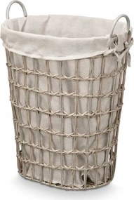 Mosókosár Szövet Betéttel És Fogantyúkkal 58X49X35 CM