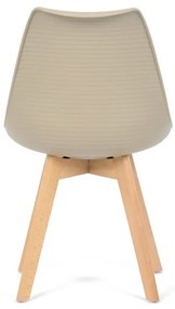 Barna Műanyag Étkezőszék. CT-X7055 WT