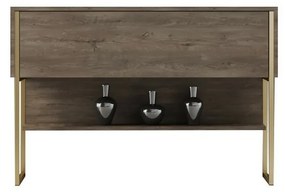 Luxe Walnut and Gold komód
