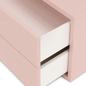 Boxie 2 fiókos fali szekrény 40x80x37 cm pink