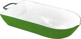 Öntöttvas zománcozott tepsi nagy cseh zománc Gourmetina Gustav Solo Lisztov