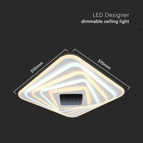 LED Dimmelhető mennyezeti lámpa LED/150W/230V 3000-6500K + távirányító