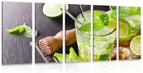 5-részes kép finom Mojito